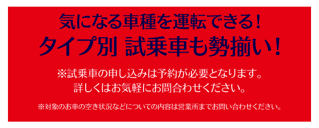 試乗車の画像