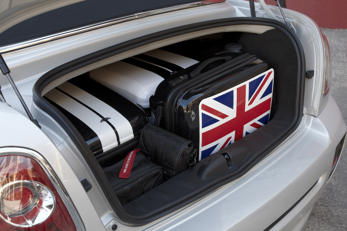 ミニロードスター（R59）、ミニクーペ（R58）の積載性は現行ミニ3ドア（F56）より上